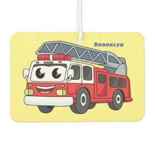 Désodorisant Pour Voiture Caricature du moteur de feu joyeux
