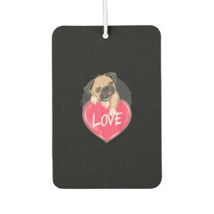 Désodorisant Pour Voiture Carlin Cute I Steal Hearts Cadeau de la Saint-Val