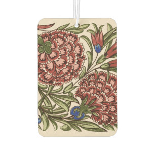 Désodorisant Pour Voiture Carnation Tile Fleur Art antique