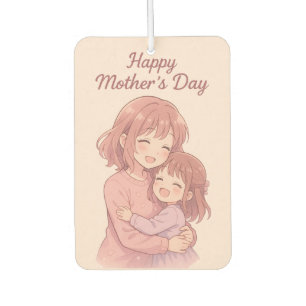 Désodorisant Pour Voiture Carte de la Mère de la couleur préférée de maman