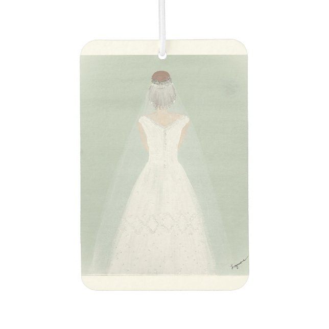 Désodorisant Pour Voiture Carte de mariée (Devant)