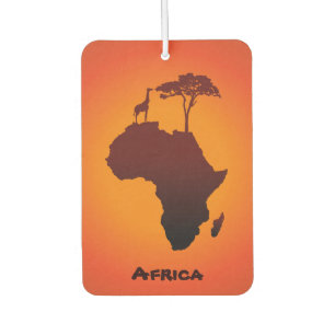 Désodorisant Pour Voiture Carte Safari africaine - Air Freshener