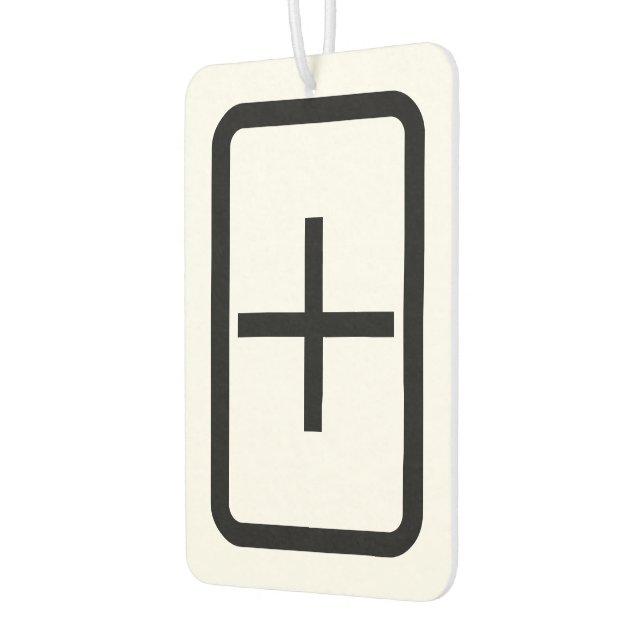 Désodorisant Pour Voiture Carte Zener | Connexion Plus (Gauche)