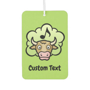 Désodorisant Pour Voiture Cartoon de méthane de vache voiture Air Freshener