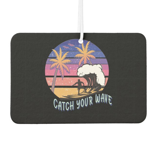 Désodorisant Pour Voiture Catch Your Wave (Devant)
