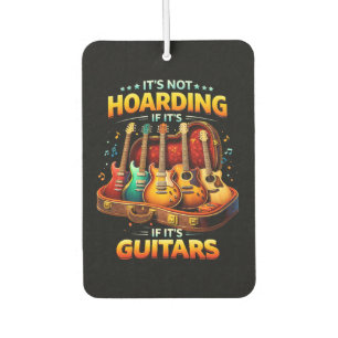 Désodorisant Pour Voiture Ce n'est pas du hoarding si c'est des guitares – M