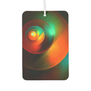 Désodorisant Pour Voiture Cercles colorés Motif d'art Abstrait moderne #18