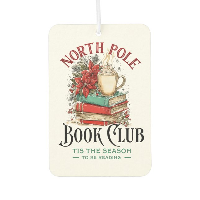 Désodorisant Pour Voiture 'C'est la saison à lire (Devant)