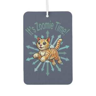 Désodorisant Pour Voiture C'est Zoomie Time Tiger Cat