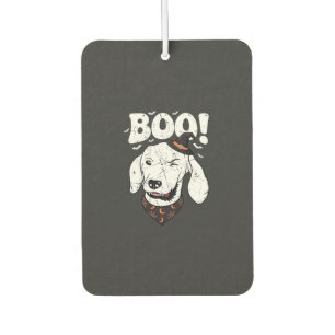 Désodorisant Pour Voiture Chapeau de sorcière pour chien Halloween Boo Chauv