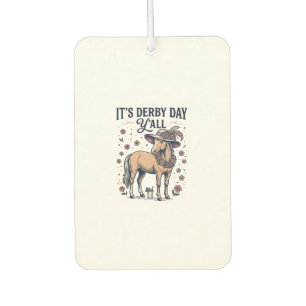 Désodorisant Pour Voiture Chapeau floral de cheval de Derby Day Y’all