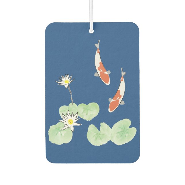 Désodorisant Pour Voiture Char Koi Pond Air Freshener (Devant)