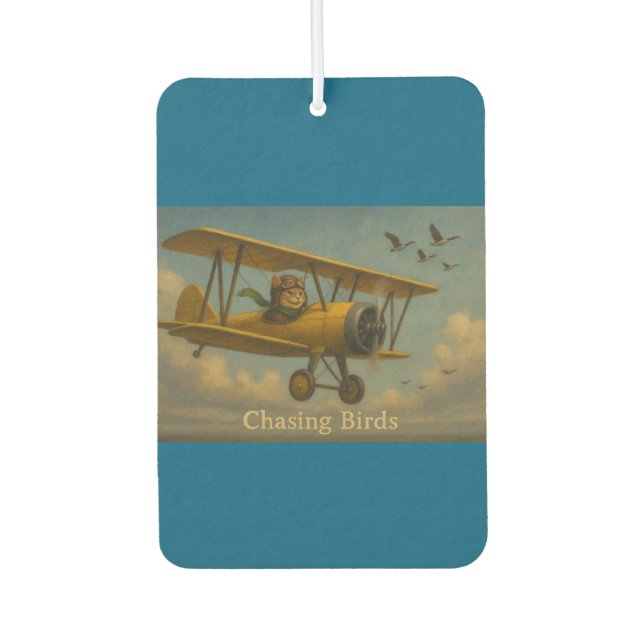 Désodorisant Pour Voiture Chasing Birds Air Freshener (Devant)