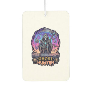 Désodorisant Pour Voiture Chasseur de fantômes Faucheur Squelette Faux Fl Pu