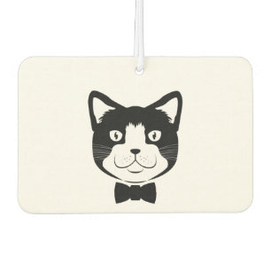 Désodorisant Pour Voiture Chat avec Cravate