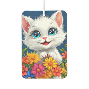 Désodorisant Pour Voiture Chat de dessin animé adorable