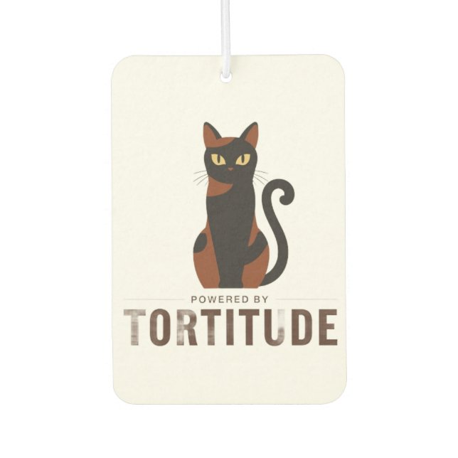 Désodorisant pour voiture Chat Drôle alimenté par  (Devant)