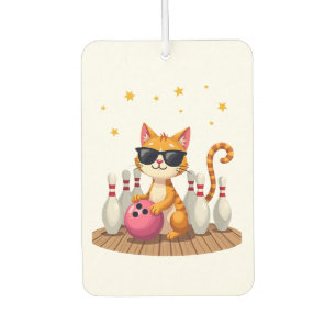 Désodorisant Pour Voiture Chat Mignon Avec Lunettes De Soleil Chat Jouant Au