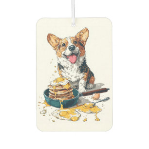 Désodorisant Pour Voiture Chef Corgi � Chien de cuisine drôle