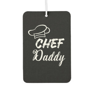 Désodorisant Pour Voiture Chef papa   Cuisiner un cadeau   Amateurs de nourr