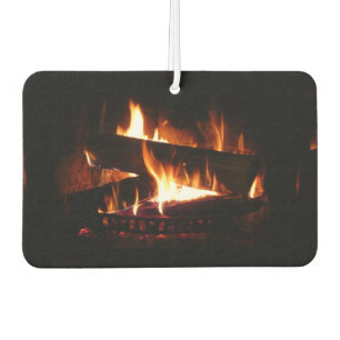 Désodorisant Pour Voiture Cheminée Chaleureuse Photographie de scène hiverna