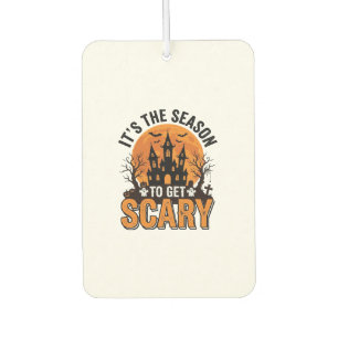 Désodorisant Pour Voiture Chemise Château Hanté Saison effrayante Halloween
