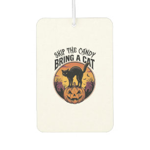 Désodorisant Pour Voiture Chemise de chat Halloween pour cadeau d'amant de c