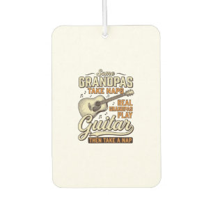 Désodorisant Pour Voiture Chemise de conception de gravure vintage de guitar