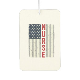 Désodorisant Pour Voiture Chemise de design de gravure vintage du drapeau am