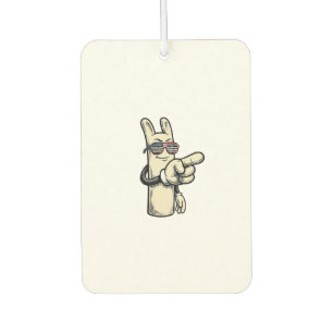 Désodorisant Pour Voiture Chemise de dessin animé vintage patriotique pointa