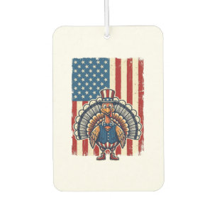 Désodorisant Pour Voiture Chemise de gravure vintage de drapeau de Turquie p