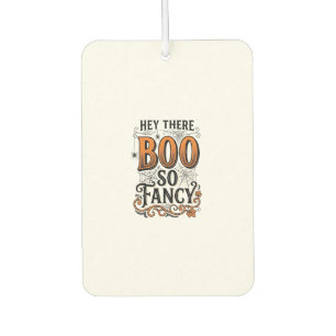 Désodorisant Pour Voiture Chemise de Halloween Boo Gravure Vintage Mignonne 