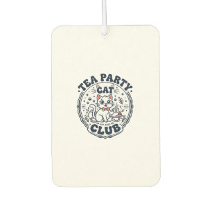 Désodorisant Pour Voiture Chemise de l'amant de chat de thé Party - Chat de 