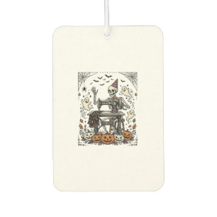 Désodorisant Pour Voiture Chemise de machine à coudre squelette Halloween Vi