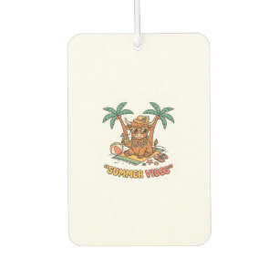 Désodorisant Pour Voiture Chemise de vacances de plage de vache highland mig