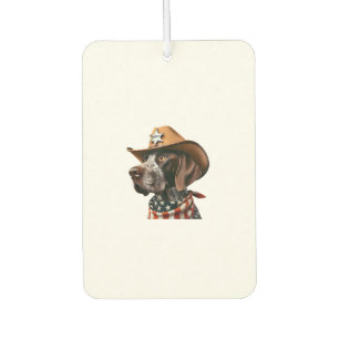 Désodorisant Pour Voiture Chemise drôle de chien de shérif Chien de pointeur