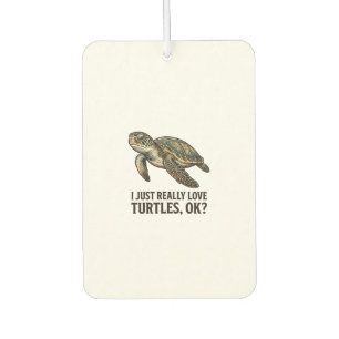 Désodorisant Pour Voiture Chemise drôle de tortue de mer amateur de tortue v