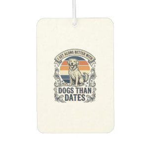 Désodorisant Pour Voiture Chemise drôle pour amateur de chien Citation de gr