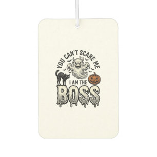 Désodorisant Pour Voiture Chemise Halloween Boss Ghost Gravure Vintage Desig