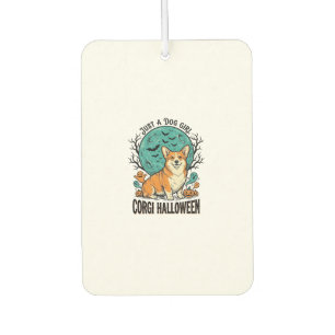 Désodorisant Pour Voiture Chemise Halloween Corgi pour filles aimant les chi