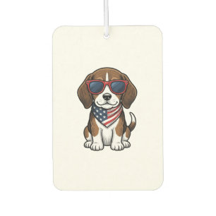 Désodorisant Pour Voiture Chemise lunettes de soleil pour chiots Beagle patr