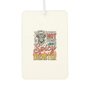 Désodorisant Pour Voiture Chemise occidentale vintage de vache highland de d
