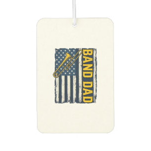 Désodorisant Pour Voiture Chemise vintage drapeau américain trombone papa de