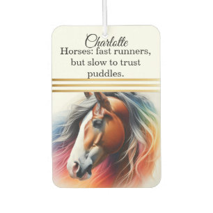 Désodorisant Pour Voiture Cheval à manches vibrantes