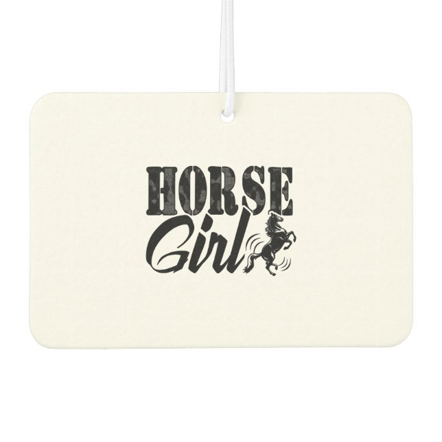 Désodorisant Pour Voiture Cheval fille (Devant)