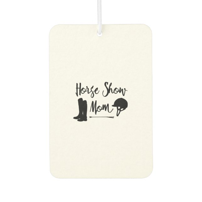 Désodorisant Pour Voiture Cheval Show Maman (Devant)