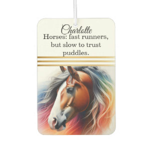 Désodorisant Pour Voiture Cheval vibrant