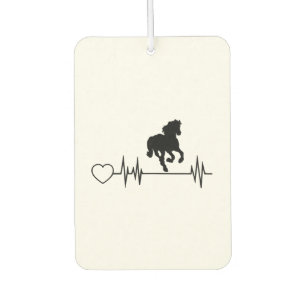 Désodorisant Pour Voiture Chevaux Heartbeat équitation