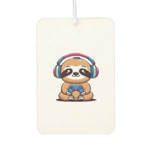 Désodorisant Pour Voiture Chibi Kawaii Paresseux Joueur � Drôle D'Animal Mig