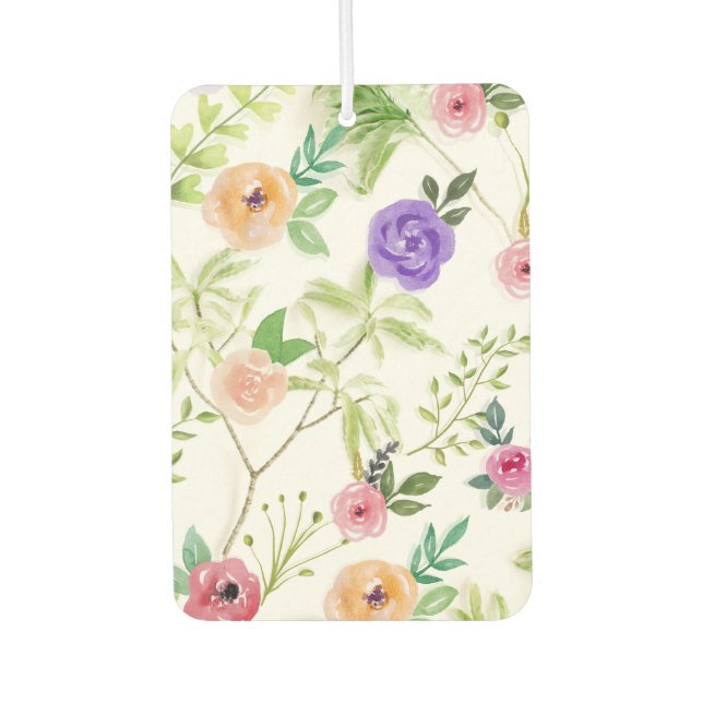 Désodorisant Pour Voiture Chic Floral Décontracté (Devant)
